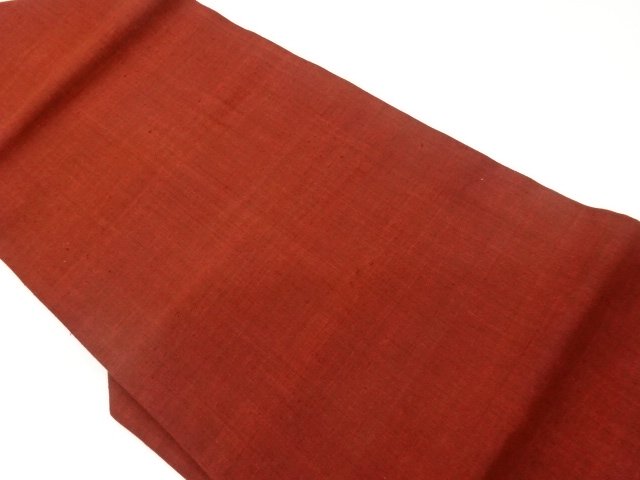 JAPANESE KIMONO / TSUMUGI ABSTRACT CHECKERED PATTERN WOVEN NAGOYA OBI